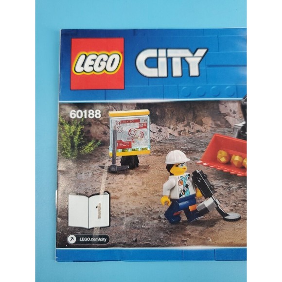Lego City 60188 Book 1 Instruction Booklet Manual Only No Bricks - Picture 3 of 6